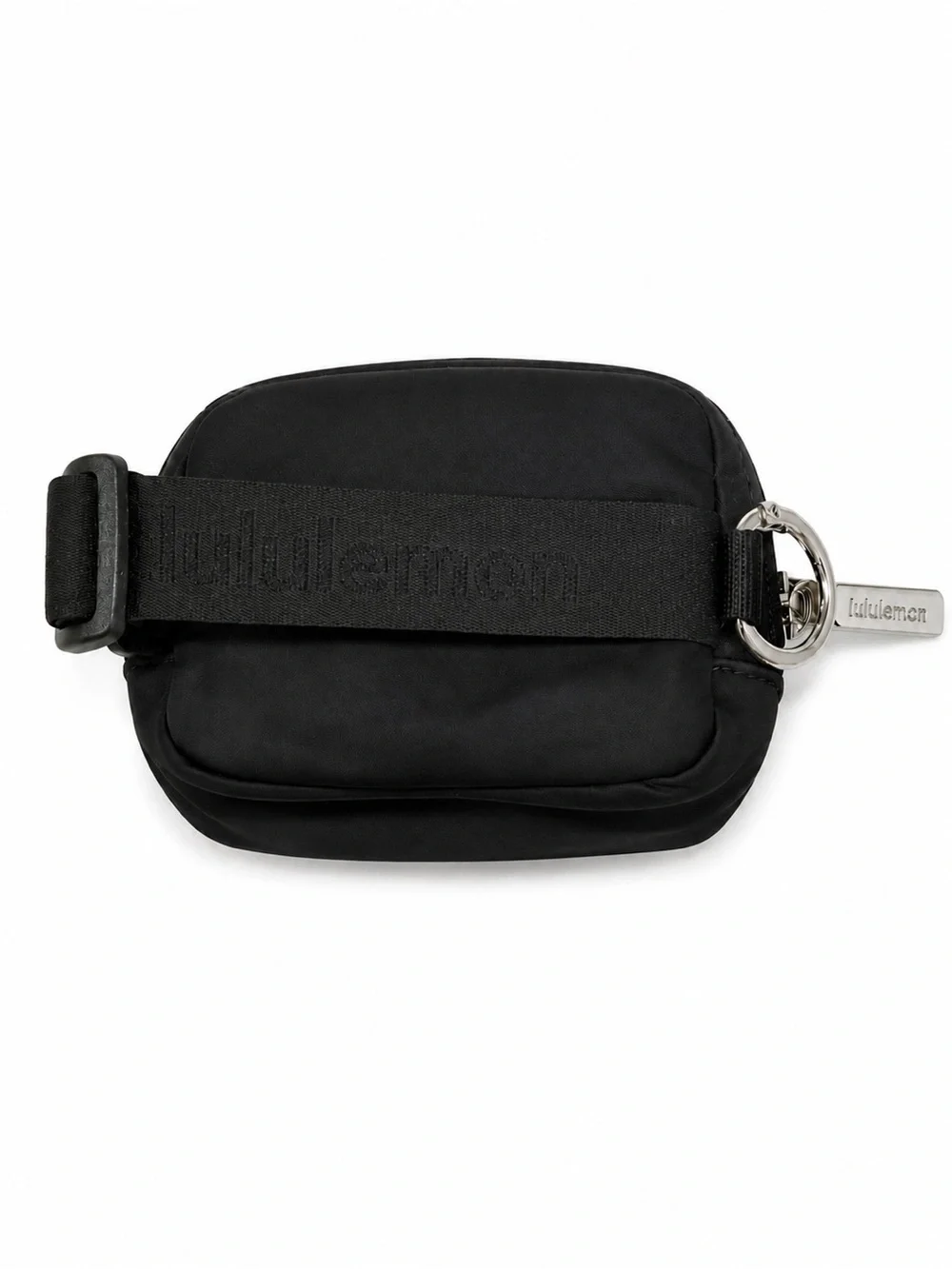 Lululemon Everywhere Belt Bag Nano Black NWT Mini Zip Pouch Keychain